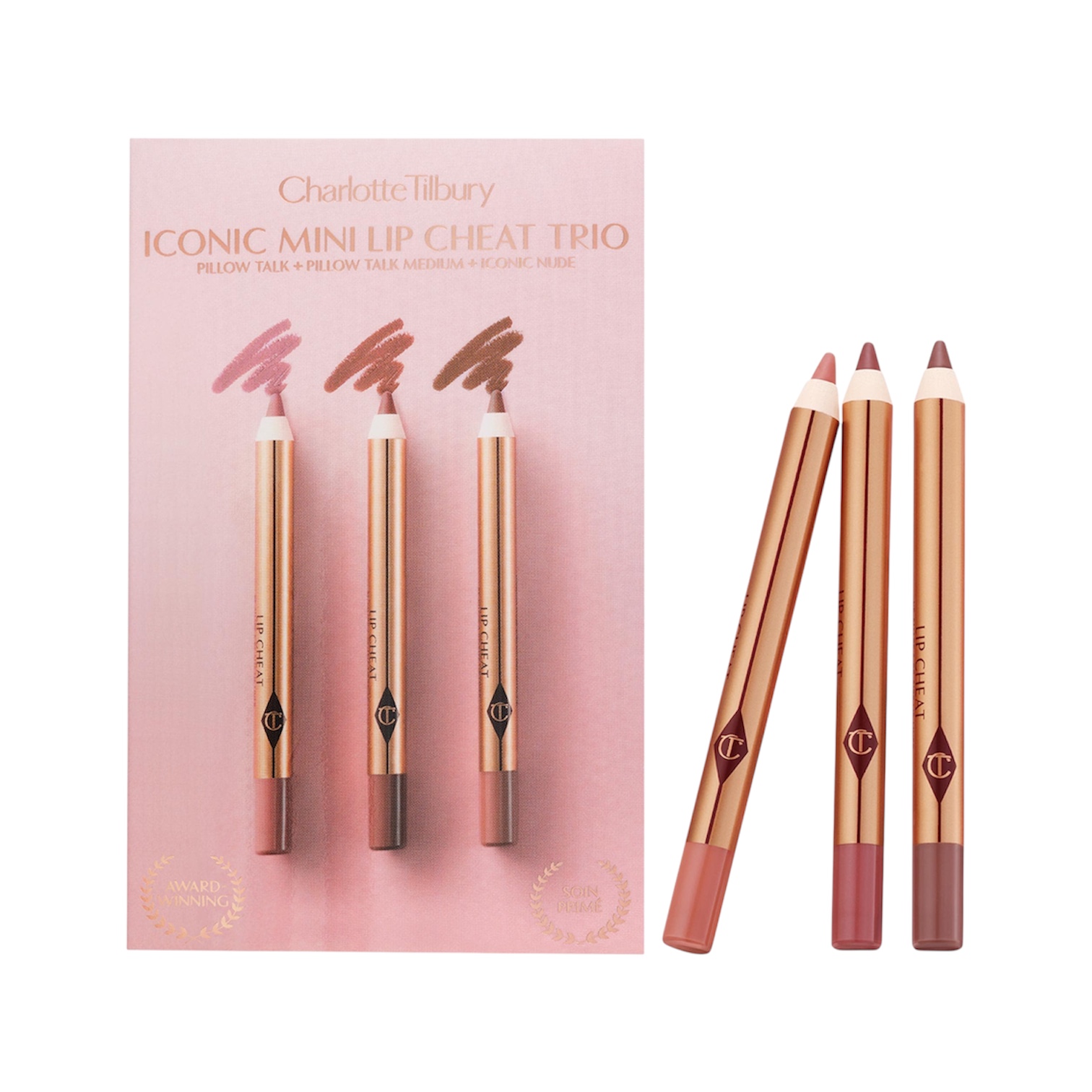 Charlotte Tilbury Iconic Mini Lip Cheat Lip Trio