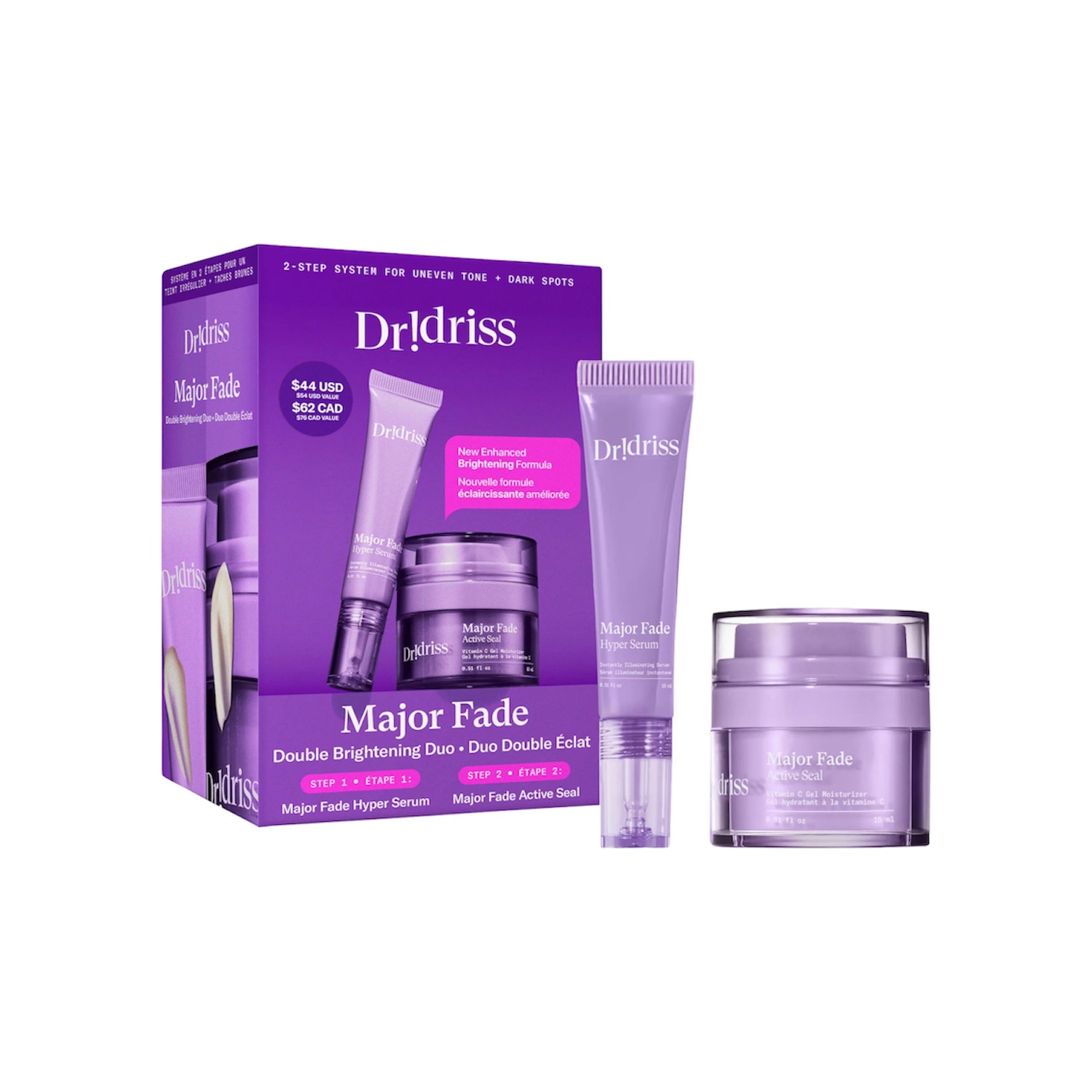 Dr. Idriss Mini Major Fade Double Brightening Duo
