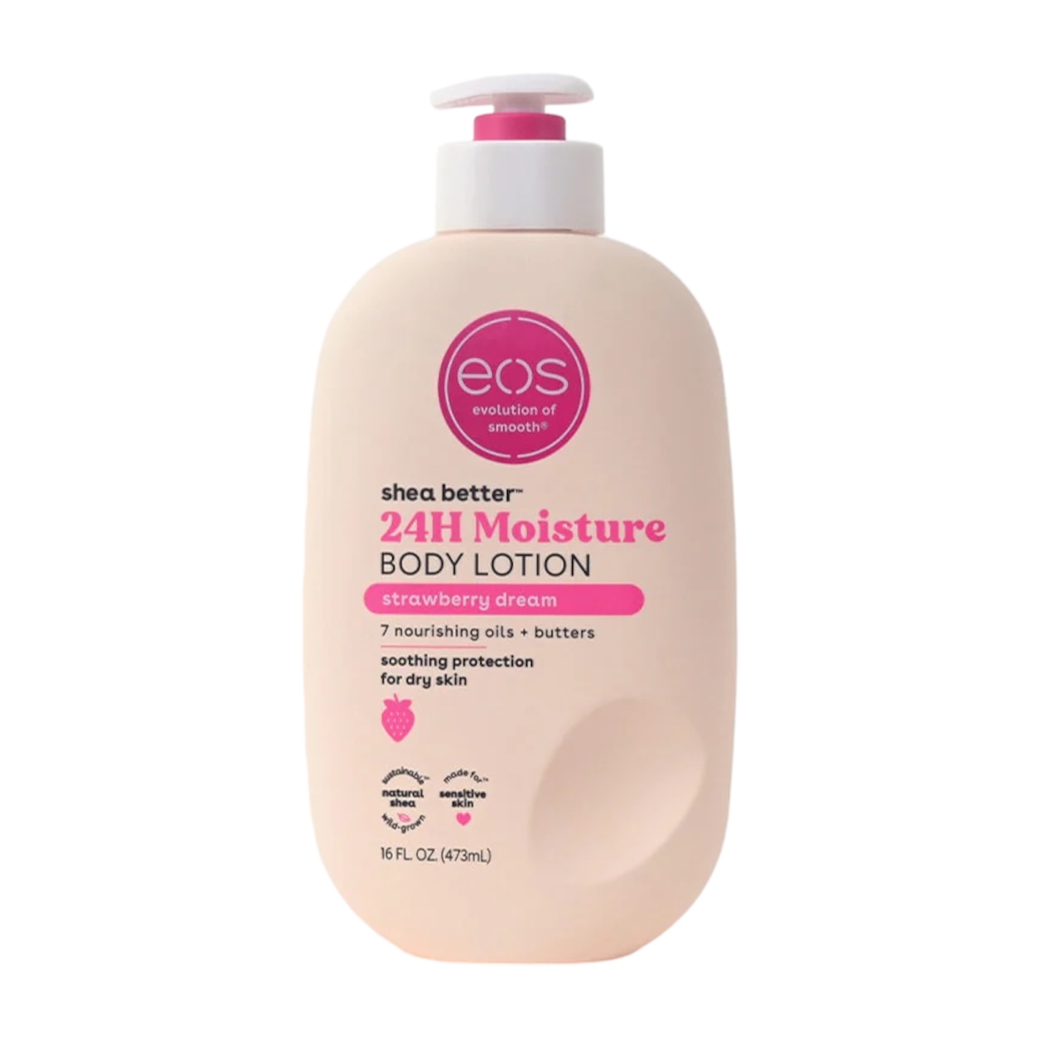eos Shea Better Body Lotion 473ml -Strawberry Dream